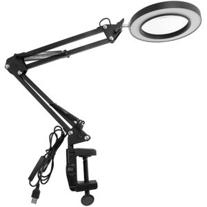 TLILY 10X Magnifying Glass with Light and Clamp 3 Color Modes 10 Brightness Adjustable Desk Lamp for Crafts Reading TLILY 10X Magnifying Glass with Light and Clamp 3 Color Modes 10 Brightness Adjustable Desk Lamp for Crafts Reading