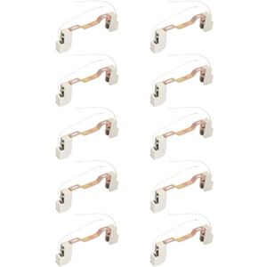 TLILY 10X R7S Bulb Socket Lamp Holder Connector Metal Ceramics Handle for Flood Light, 118mm TLILY 10X R7S Bulb Socket Lamp Holder Connector Metal Ceramics Handle for Flood Light, 118mm