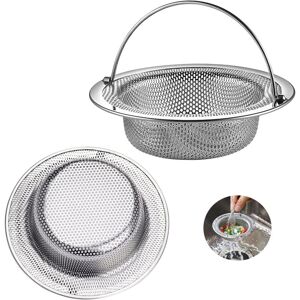 Csparkv - 11 x 3 x 8 cm), 2 Pack Sink Strainer with Handle Stainless Steel, Kitchen Sink Grid, Kitchen Sink Stopper, Anti-Clog Filter for Csparkv - 11 x 3 x 8 cm), 2 Pack Sink Strainer with Handle Stainless Steel, Kitchen Sink Grid, Kitchen Sink Stopper, Anti-Clog Filter for
