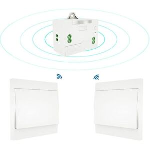 TINOR 110-220V Wireless Light Switch and Receiver Kit Self-Powered Switch Remote Control Lighting Fixture TINOR 110-220V Wireless Light Switch and Receiver Kit Self-Powered Switch Remote Control Lighting Fixture
