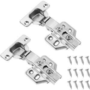 WOIYIC 110 Degree Full Coverage Hinges with Built-in Damper Self-Closing Mechanism for Kitchen Door Cabinets Pack of 8 WOIYIC 110 Degree Full Coverage Hinges with Built-in Damper Self-Closing Mechanism for Kitchen Door Cabinets Pack of 8