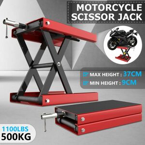 Briefness - 1100lbs Motorcycle Scissor Lift Jack Hoist Stand Adjustable Motorbike Lift Stand Table, for Garage, Shop or at The Track, Scissor Hoist Briefness - 1100lbs Motorcycle Scissor Lift Jack Hoist Stand Adjustable Motorbike Lift Stand Table, for Garage, Shop or at The Track, Scissor Hoist