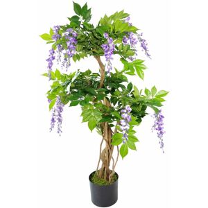 Leaf - 110cm Artificial Purple Wisteria Tree Leaf - 110cm Artificial Purple Wisteria Tree