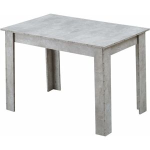 Niceme - 110x70 cm Dining Table Home Kitchen Table Space Saving Dining Table for 2-6 Seater Table for Kitchen Dining Room (Beton Grey) - Grey Niceme - 110x70 cm Dining Table Home Kitchen Table Space Saving Dining Table for 2-6 Seater Table for Kitchen Dining Room (Beton Grey) - Grey