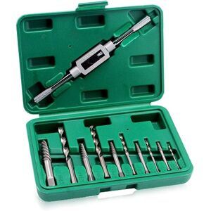 Memkey - 11pcs Broken Screw Extractor Set, Damaged Screw Extractor, Broken Bolt Fastener Remover, Drill Bit Connection Tool with Holding Wrench, Memkey - 11pcs Broken Screw Extractor Set, Damaged Screw Extractor, Broken Bolt Fastener Remover, Drill Bit Connection Tool with Holding Wrench,