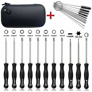 Gotrays - 11Pcs Carburetor Adjustment Screwdriver Tool Set with Carb Cleaning Needles Brushes Fit for Common 2 Cycle Carburetor H623 Gotrays - 11Pcs Carburetor Adjustment Screwdriver Tool Set with Carb Cleaning Needles Brushes Fit for Common 2 Cycle Carburetor H623