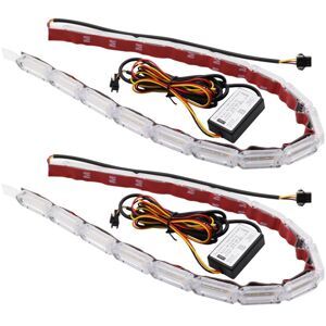 COOCHEER 12 Lights, 2 Pack, Crystal Eye Lamp, LED Daytime Running Light, Turn Signal, 12V LED Running Water Light with Two-Color Car Daytime Running Light, COOCHEER 12 Lights, 2 Pack, Crystal Eye Lamp, LED Daytime Running Light, Turn Signal, 12V LED Running Water Light with Two-Color Car Daytime Running Light,