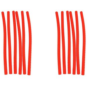 TLILY 12 Pack Silicone Oven Rack Protectors, Oven Edge Protection Cover, 14 Inch Long, Prevents Hands/Arms from Burns (Red) TLILY 12 Pack Silicone Oven Rack Protectors, Oven Edge Protection Cover, 14 Inch Long, Prevents Hands/Arms from Burns (Red)