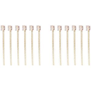 TLILY 12 Pcs Copper Coil Antennas Electroculture Gardening for Growing Plants Garden Vegetables with Coils TLILY 12 Pcs Copper Coil Antennas Electroculture Gardening for Growing Plants Garden Vegetables with Coils