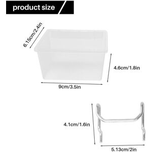 Tlily - 12 Pieces Pegboard Plastic Bins Kit - with Hooks Accessories Workbench Fits to Peg Board Tlily - 12 Pieces Pegboard Plastic Bins Kit - with Hooks Accessories Workbench Fits to Peg Board