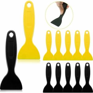 HOOPZI 12 Pieces Plastic Spatula Putty Knife, Flexible Paint Scraper Sticker Installation Tool for 3D Printing Resin Removal Vinyl Wrap Cleaner HOOPZI 12 Pieces Plastic Spatula Putty Knife, Flexible Paint Scraper Sticker Installation Tool for 3D Printing Resin Removal Vinyl Wrap Cleaner