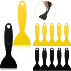 WOIYIC 12 Pieces Plastic Spatula Putty Knife, Sticker Installation Tool Flexible Paint Scrapers for 3D Printing Resin Removal Vinyl Wrap Cleaner WOIYIC 12 Pieces Plastic Spatula Putty Knife, Sticker Installation Tool Flexible Paint Scrapers for 3D Printing Resin Removal Vinyl Wrap Cleaner