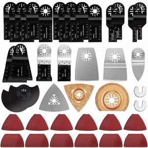 GOTRAYS 120 Piece Saw Blades, Oscillating Multi-Tool Accessories for Wood, Plastic and Metal with Sanding Triangles for Skil Ridgid Craftsman Tacklife Ferm GOTRAYS 120 Piece Saw Blades, Oscillating Multi-Tool Accessories for Wood, Plastic and Metal with Sanding Triangles for Skil Ridgid Craftsman Tacklife Ferm