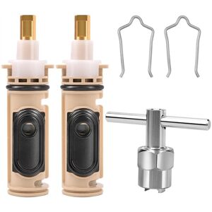 Tlily - 1222 Replacement Cartridges for Moen 104421 Cartridge Puller Removal Tool Shower Bathtub Faucet Valve Part Repair Kit Tlily - 1222 Replacement Cartridges for Moen 104421 Cartridge Puller Removal Tool Shower Bathtub Faucet Valve Part Repair Kit