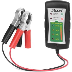 AOUGO Car Battery Tester 12/24 V DC with LED Alternator for Car, Motorcycle, Truck, Battery AOUGO Car Battery Tester 12/24 V DC with LED Alternator for Car, Motorcycle, Truck, Battery