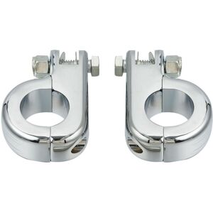 Tlily - 1.25' Highway Guard Foot Peg Clamp Mount Kit For Yamaha Engine Crash Bars(sliver) Tlily - 1.25' Highway Guard Foot Peg Clamp Mount Kit For Yamaha Engine Crash Bars(sliver)