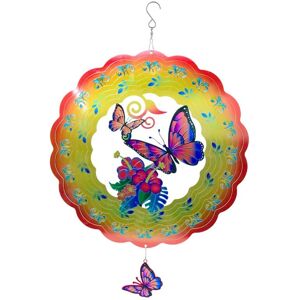 TLILY 12Inch Butterfly Wind Spinners Outdoor,3D Spinner Garden Decor, for Hanging Patio Yard Decoration TLILY 12Inch Butterfly Wind Spinners Outdoor,3D Spinner Garden Decor, for Hanging Patio Yard Decoration