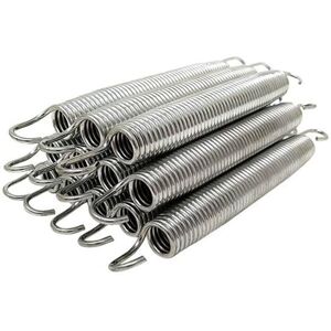 Tlily - 12Pack 6.5Inch Trampoline Spring Steel Replacement Kit for Extra Bounce Accessories Silver Tlily - 12Pack 6.5Inch Trampoline Spring Steel Replacement Kit for Extra Bounce Accessories Silver