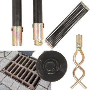 STORM TRADING GROUP 12pc Drain Unblocker Rod Set with Plunger, Rods & Worm STORM TRADING GROUP 12pc Drain Unblocker Rod Set with Plunger, Rods & Worm