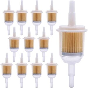 GOTRAYS 12pcs 6mm/8mm Fuel Filter Universal Petrol Filter Diesel Liquid Filter Gasoline Filter for Lawn Mower Car Motorcycle Scooter Moped Diesel Moped GOTRAYS 12pcs 6mm/8mm Fuel Filter Universal Petrol Filter Diesel Liquid Filter Gasoline Filter for Lawn Mower Car Motorcycle Scooter Moped Diesel Moped