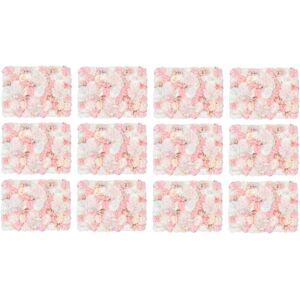 CNCEST 12PCS Artificial Flower Wall Fake Flower Wall Artificial Rose diy Flower Wall Flower Wall Panel for Wedding Background Decorations Home Garden Party CNCEST 12PCS Artificial Flower Wall Fake Flower Wall Artificial Rose diy Flower Wall Flower Wall Panel for Wedding Background Decorations Home Garden Party