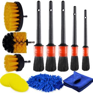 TLILY 12pcs Car Cleaning Detailing Brush Set Scrubber Drill Brush Set For Car Wheels Dashboard Dirt Dust Cleaning Car Rim TLILY 12pcs Car Cleaning Detailing Brush Set Scrubber Drill Brush Set For Car Wheels Dashboard Dirt Dust Cleaning Car Rim
