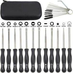 TOOLIVE 12pcs Carburetor Adjustment Tool Set with Circular Screwdriver for Small 2 Stroke Engines for Husqvarna for STHIL for ECHO Chainsaw TOOLIVE 12pcs Carburetor Adjustment Tool Set with Circular Screwdriver for Small 2 Stroke Engines for Husqvarna for STHIL for ECHO Chainsaw
