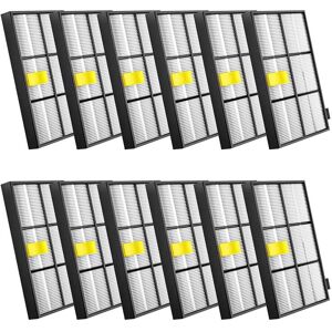 Tlily - 12PCS For iRobot Roomba Filter Replacement 805 850 860 861 864 866 870 871 880 890 960 966 980 990 Tlily - 12PCS For iRobot Roomba Filter Replacement 805 850 860 861 864 866 870 871 880 890 960 966 980 990
