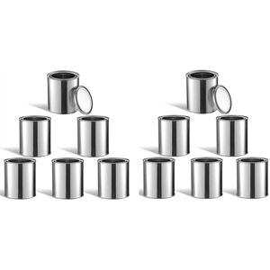 TLILY 12Pcs Metal Paint Cans 0.5L Empty Unlined Pails for Crafts diy Projects Storage Containers TLILY 12Pcs Metal Paint Cans 0.5L Empty Unlined Pails for Crafts diy Projects Storage Containers