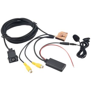 Tlily - 12V mmi 2G Car Bluetooth aux Cable Adapter Music Audio Mic for A6 A8 2006-2008 J523 Only AV1 AV2 mode Tlily - 12V mmi 2G Car Bluetooth aux Cable Adapter Music Audio Mic for A6 A8 2006-2008 J523 Only AV1 AV2 mode