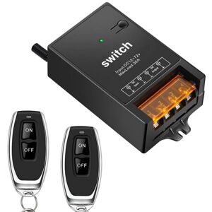 TLILY 12v Remote Control Switch with 30A Relay,DC 72v 60v 48v 36v 24v Wireless for Lights,Lamps,Fans TLILY 12v Remote Control Switch with 30A Relay,DC 72v 60v 48v 36v 24v Wireless for Lights,Lamps,Fans