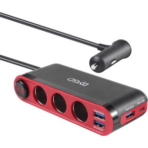 MEMKEY 12V/24V Cigarette Lighter Adapter, 18W qc 3.0 usb Cigarette Lighter Socket, with 3 usb + Type-C Car Charging Sockets and 3 Cigarette Lighter Sockets MEMKEY 12V/24V Cigarette Lighter Adapter, 18W qc 3.0 usb Cigarette Lighter Socket, with 3 usb + Type-C Car Charging Sockets and 3 Cigarette Lighter Sockets
