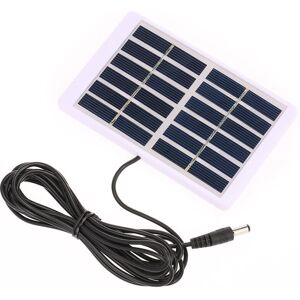 Qpuion - 1.2W 6V polycrystalline laminated solar panel with plastic frame and 3M dc interface cable Qpuion - 1.2W 6V polycrystalline laminated solar panel with plastic frame and 3M dc interface cable