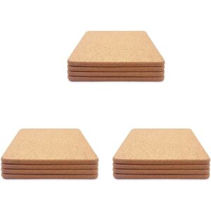 TLILY 12X High Density Thick Square Cork Pad for Hot Dishes, 8 Inch Heat Resistant Multi-Function Coaster, Hot Pads TLILY 12X High Density Thick Square Cork Pad for Hot Dishes, 8 Inch Heat Resistant Multi-Function Coaster, Hot Pads
