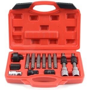 TLILY 13-Piece Set Auto Generator Pulley Removal Tool Belt Disc Disassemble Repair Assembly Box TLILY 13-Piece Set Auto Generator Pulley Removal Tool Belt Disc Disassemble Repair Assembly Box