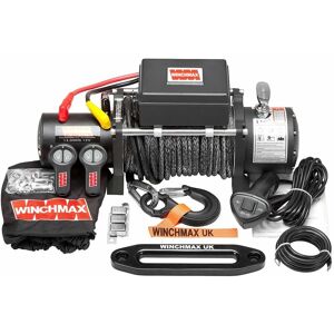 WINCHMAX 13,500lb (6,123kg) 12v Military Grade Winch. 28m x 11mm Dyneema Rope, Twin Wireless Remote Control WINCHMAX 13,500lb (6,123kg) 12v Military Grade Winch. 28m x 11mm Dyneema Rope, Twin Wireless Remote Control