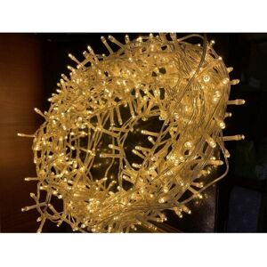 13.6 Meter/44 Feet 6In Plug in Led Warm Christmas String Light - Plastic - Height 1250 cm - White 13.6 Meter/44 Feet 6In Plug in Led Warm Christmas String Light - Plastic - Height 1250 cm - White