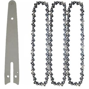 Tlily - 1/4 Chainsaw Chain Guide 6 Inch Portable Electric Saw Mini Logging Blade Pruning Accessories Tlily - 1/4 Chainsaw Chain Guide 6 Inch Portable Electric Saw Mini Logging Blade Pruning Accessories
