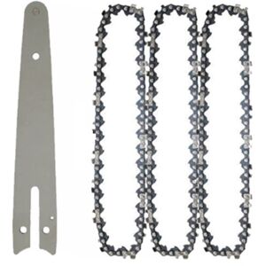 TLILY 1/4 Chainsaw Chain Guide 6 Inch Portable Electric Saw Mini Logging Blade Pruning Accessories TLILY 1/4 Chainsaw Chain Guide 6 Inch Portable Electric Saw Mini Logging Blade Pruning Accessories