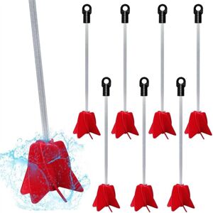 Tlily - 14 Pcs 12 Inch Paint Stirrer for Drill Reusable Mixer Attachment Resin Helix Tlily - 14 Pcs 12 Inch Paint Stirrer for Drill Reusable Mixer Attachment Resin Helix