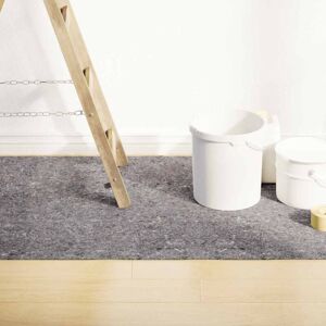vidaXL 1020cm Non-slip Painter Fleece Grey - Floor Protection Cover vidaXL 1020cm Non-slip Painter Fleece Grey - Floor Protection Cover
