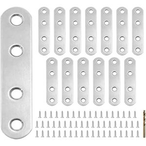 Tlily - 14PCS 2.99 x 0.63Inch Straight Brace, Stainless Steel Flat Bracket Tlily - 14PCS 2.99 x 0.63Inch Straight Brace, Stainless Steel Flat Bracket
