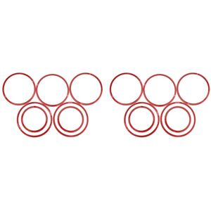 Tlily - 14Pcs Red Series Exterior a/c Air Vent Outlet Ring Cover Trim for Class 2015 W205 C180 C200 C250 C300 C400 & glc 2016 Tlily - 14Pcs Red Series Exterior a/c Air Vent Outlet Ring Cover Trim for Class 2015 W205 C180 C200 C250 C300 C400 & glc 2016