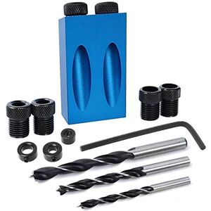 MEMKEY 15-degree angle drilling set for wood with drilling template guide and 6/8/10 mm holes MEMKEY 15-degree angle drilling set for wood with drilling template guide and 6/8/10 mm holes