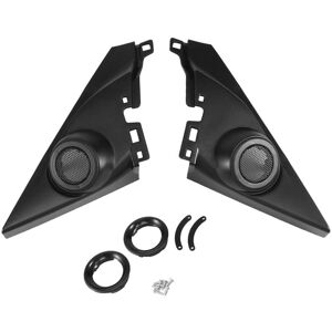 Tlily - 1.5 Inch Pair Front Pillar Althorn Tweeter Covers Car Refitting Speaker Boxes Mounts for 2016-2019 Tlily - 1.5 Inch Pair Front Pillar Althorn Tweeter Covers Car Refitting Speaker Boxes Mounts for 2016-2019