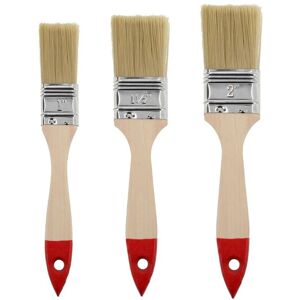 BEIJIYI 15-Piece Flat Paint Brush Set, 1-Inch Wide - 5 Pieces, 1.5-Inch Wide - 5 Pieces, 2-Inch Wide - 5 Pieces, Wooden Handle Paint Brush Set, 15 Pieces, 30 BEIJIYI 15-Piece Flat Paint Brush Set, 1-Inch Wide - 5 Pieces, 1.5-Inch Wide - 5 Pieces, 2-Inch Wide - 5 Pieces, Wooden Handle Paint Brush Set, 15 Pieces, 30