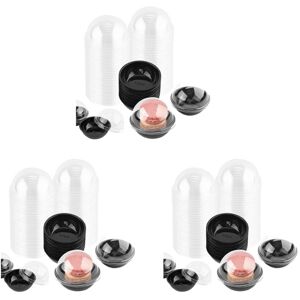 Tlily - 150 Pack Mini Clear Plastic Cupcake Containers, Individual Cupcake Wrappers with Dome Lids for Macaron Muffins Tlily - 150 Pack Mini Clear Plastic Cupcake Containers, Individual Cupcake Wrappers with Dome Lids for Macaron Muffins