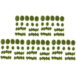 TLILY 150 Pieces 3 Sizes Series Artificial Moss Rocks Decorative Green Balls for Flower Arrangements Gardens and Crafts TLILY 150 Pieces 3 Sizes Series Artificial Moss Rocks Decorative Green Balls for Flower Arrangements Gardens and Crafts