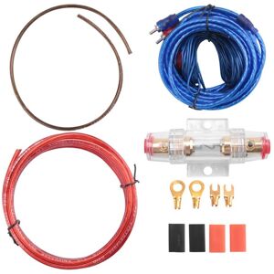 Tlily - 1500W Car Amplifier Installation Wiring Harness Kit 8GA Audio Subwoofer Power Cable Tlily - 1500W Car Amplifier Installation Wiring Harness Kit 8GA Audio Subwoofer Power Cable