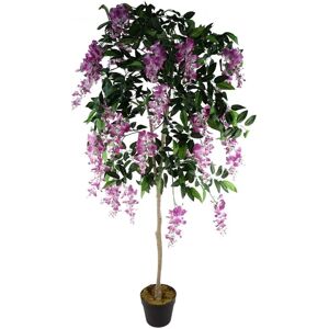 Leaf - 150cm Artificial Light Pink Purple Wisteria Tree Leaf - 150cm Artificial Light Pink Purple Wisteria Tree